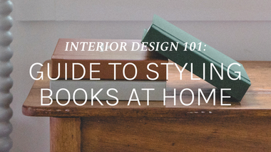 Interior Design 101: How to Style Your Books at Home