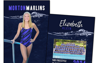 How to Create a Custom Swimming Card for your Athlete