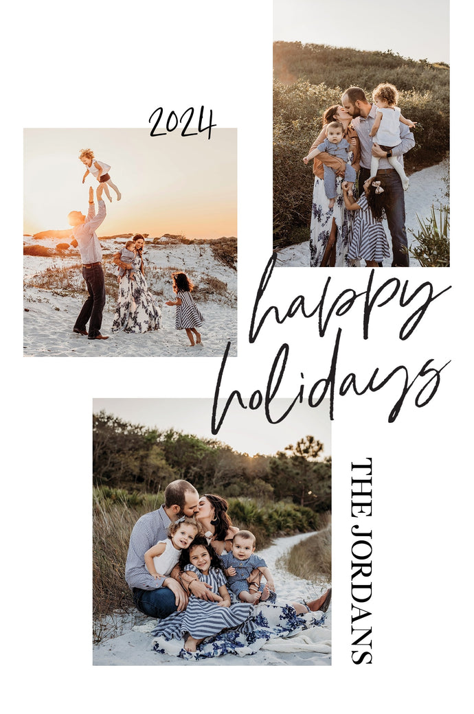 Family Memories-Postcards-Nations Photo Lab-Portrait-White-Happy Holidays-Nations Photo Lab