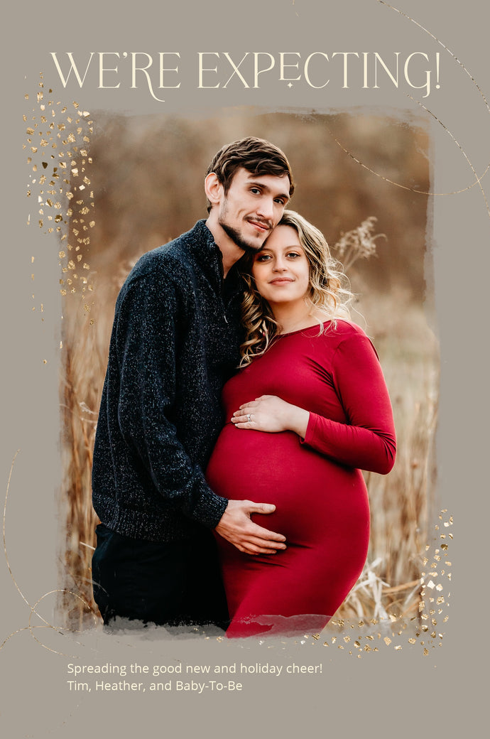 Holiday Magic-Postcards-Nations Photo Lab-Portrait-Grullo-Expecting Baby-Nations Photo Lab