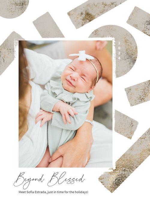 Joyful Shapes-Postcards-Nations Photo Lab-Portrait-Stark White-New Baby-Nations Photo Lab