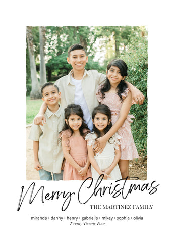 Rustic Greetings-Holiday Photo Greeting Cards-Nations Photo Lab-Portrait-Alice Blue-Merry Christmas-Nations Photo Lab