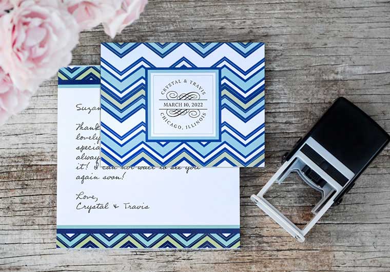 Self Inking Stamps - Flourish Wedding Date-Self Inking Stamps-Nations Photo Lab-Nations Photo Lab