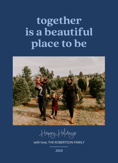 Bold Greetings-Postcards-Nations Photo Lab-Portrait-Indigo-Happy Holidays-Nations Photo Lab