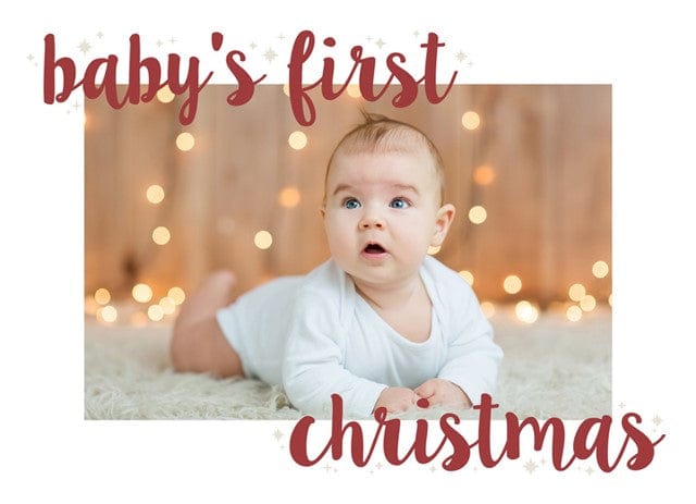 Christmas Baby-Postcards-Nations Photo Lab-Landscape-Nations Photo Lab