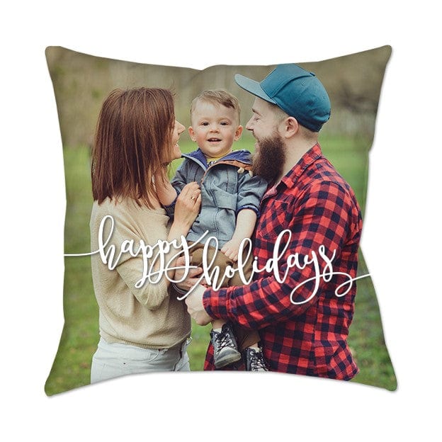 Happy Holidays-Photo Pillows-Nations Photo Lab-Nations Photo Lab