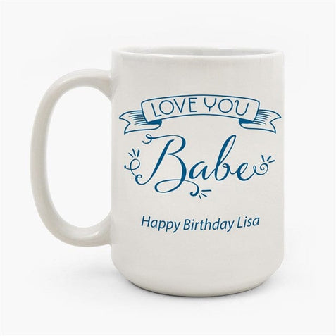 Love You, Babe-Photo Mugs-Nations Photo Lab-Nations Photo Lab