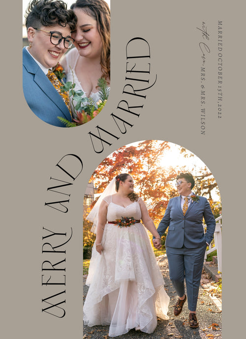 Merry Arches-Postcards-Nations Photo Lab-Portrait-Grullo-Just Married-Nations Photo Lab