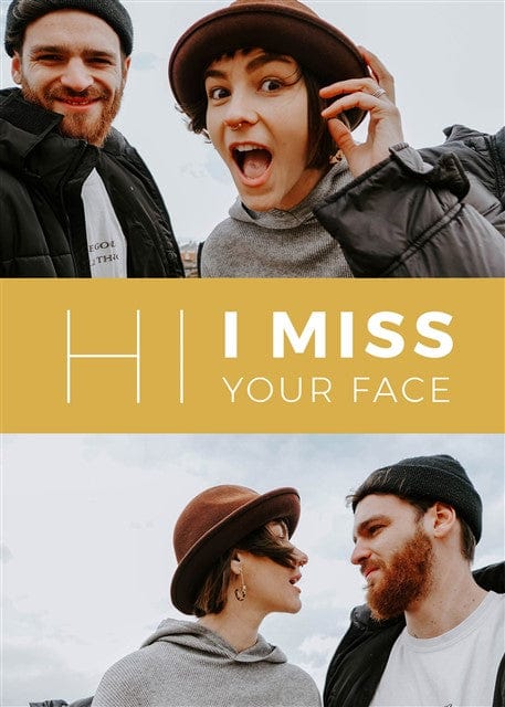 Miss Your Face-Photo Greeting Cards-Nations Photo Lab-Portrait-Broom-Nations Photo Lab