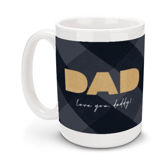 Plaid Dad-Photo Mugs-Nations Photo Lab-Nations Photo Lab