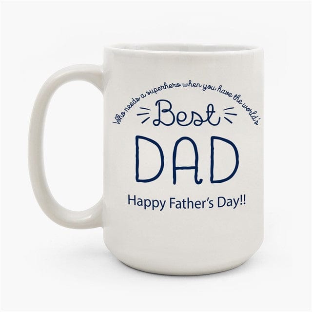 World's Best Dad-Photo Mugs-Nations Photo Lab-Nations Photo Lab